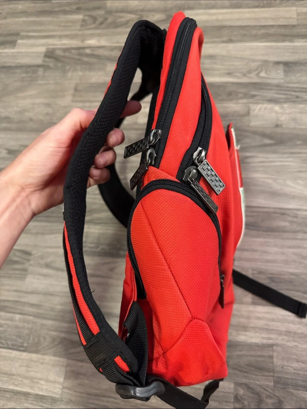 Puma Ferrari Scuderia Ferrari fanwear backpack, as is